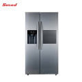 Refrigerador congelador del compresor del descongelamiento de lado a lado del hogar 602L con la pantalla LED